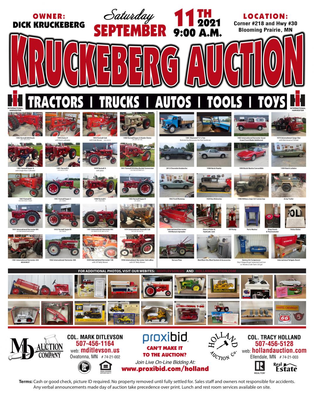 Kruckeberg Auction Poster