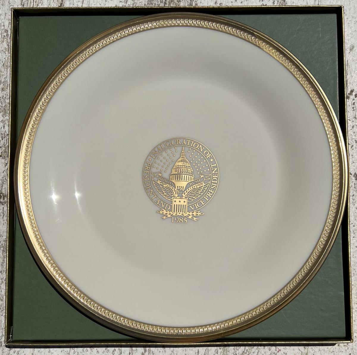 President Ronald Reagan - White House Inaugural Plate