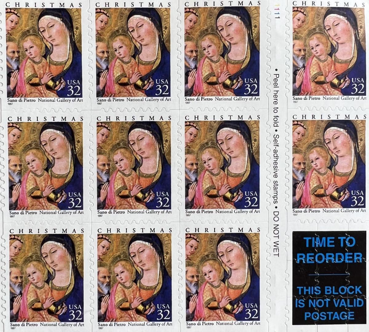 Christmas Stamps 1997