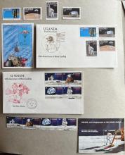 Uganda Moon Landing Stamp Collection